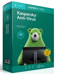 KASPERSKY ANTI-VIRUS ( Bản quyền 1 năm dùng cho  1 PC)