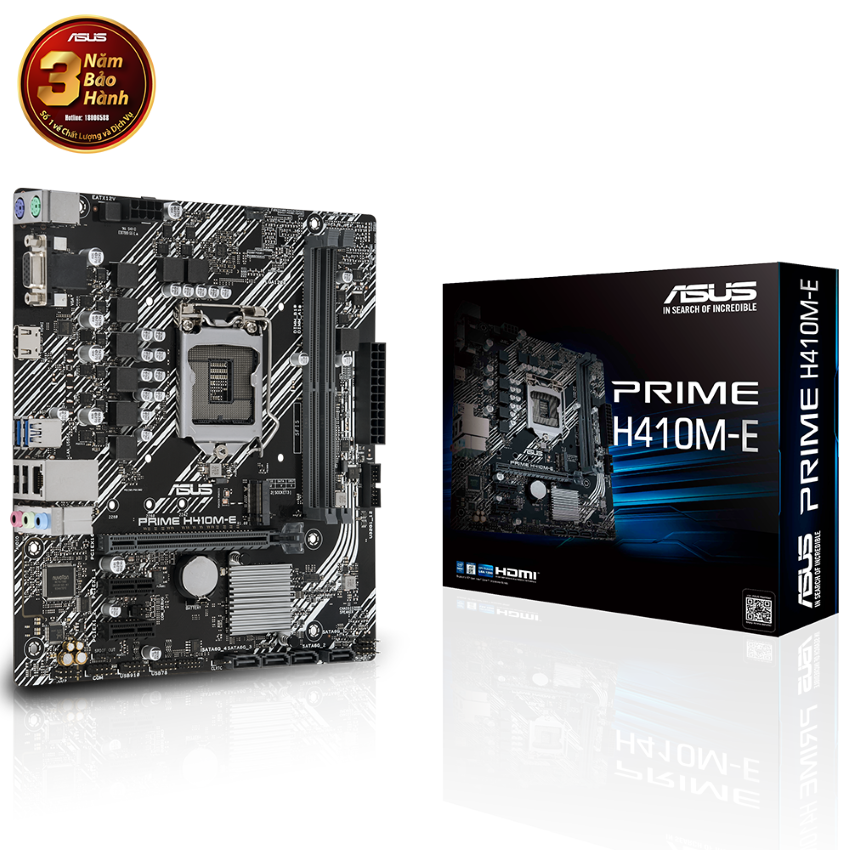 MAINBOARD ASUS PRIME H410M-E (LGA1200/DDR4x2/M2NVME/SUB/HDMI)