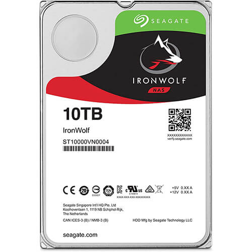 Seagate HDD 3.5″  IronWolf™ 10TB  ST10000VN0008